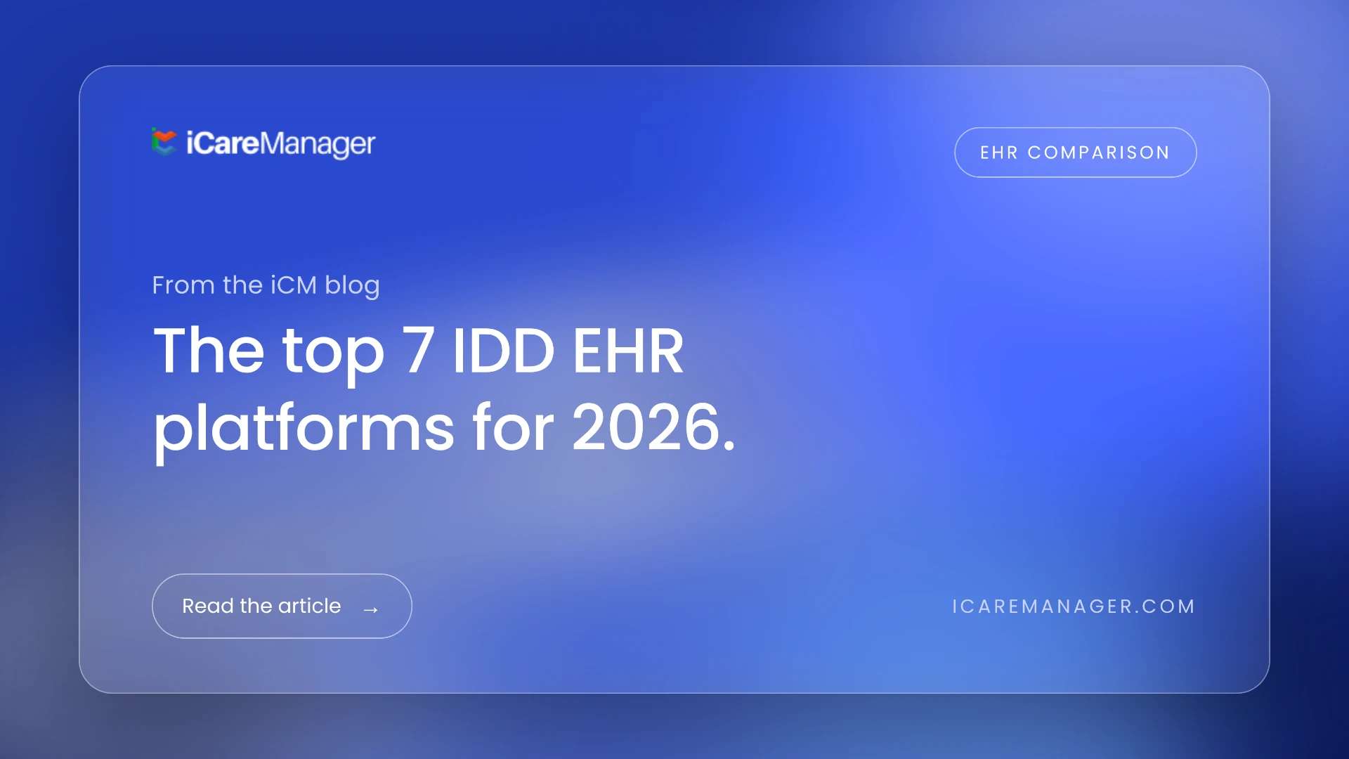 Top 7 IDD EHR Platforms for 2026