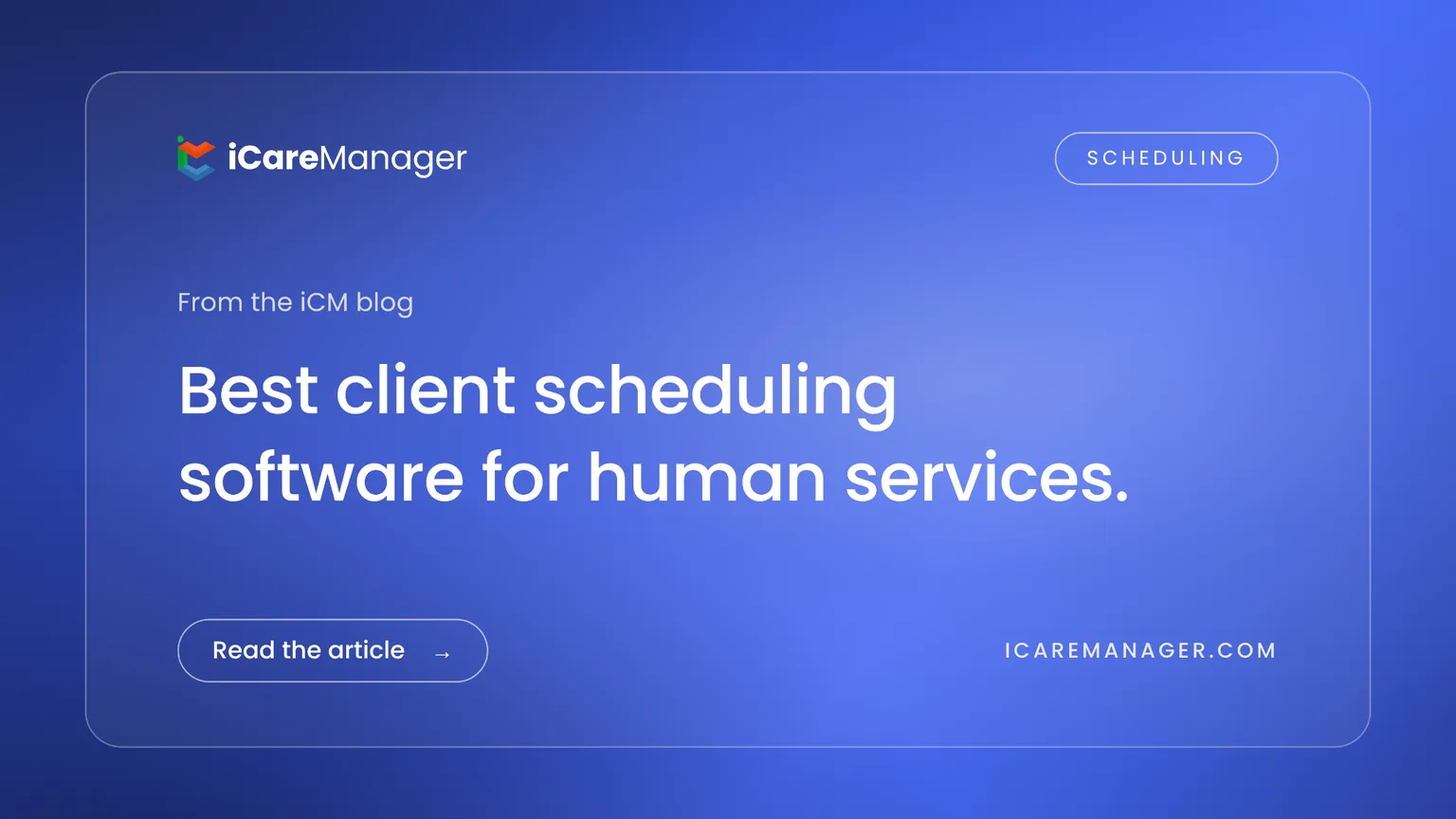 Best client scheduling software for human services