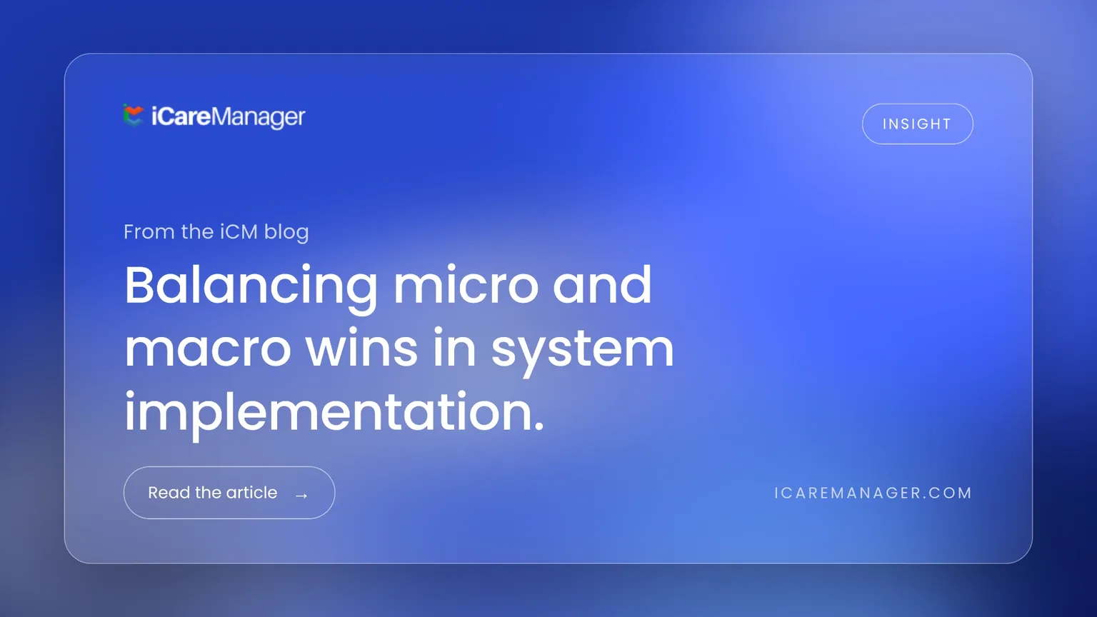 Balancing Micro and Macro Wins in System Implementation