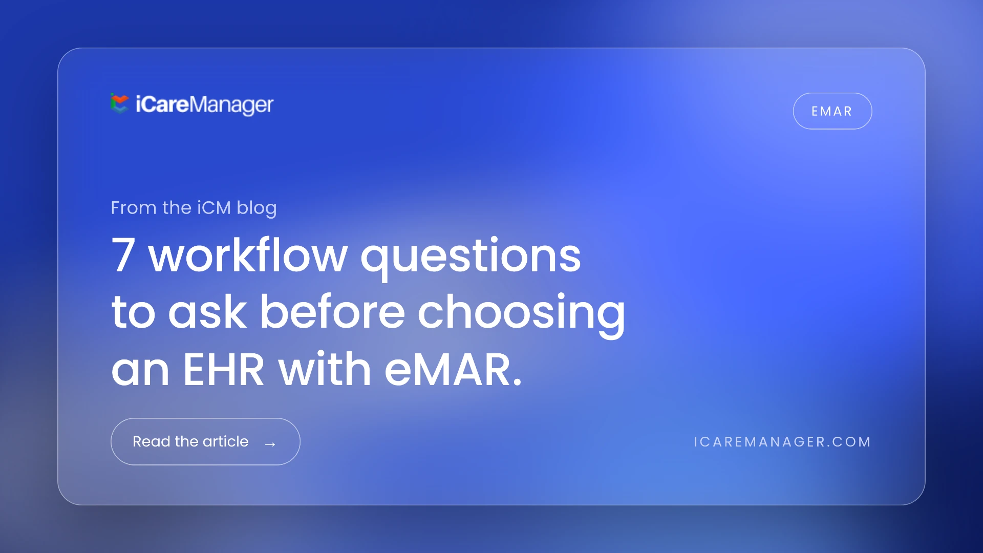 7 Workflow Questions for EHRs With eMAR