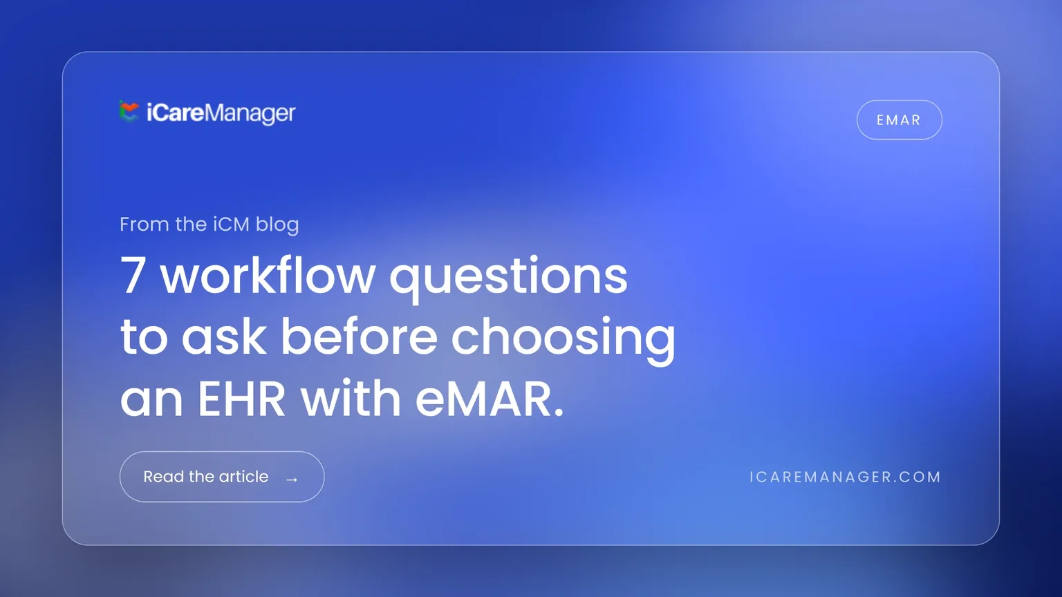7 Workflow Questions for EHRs With eMAR